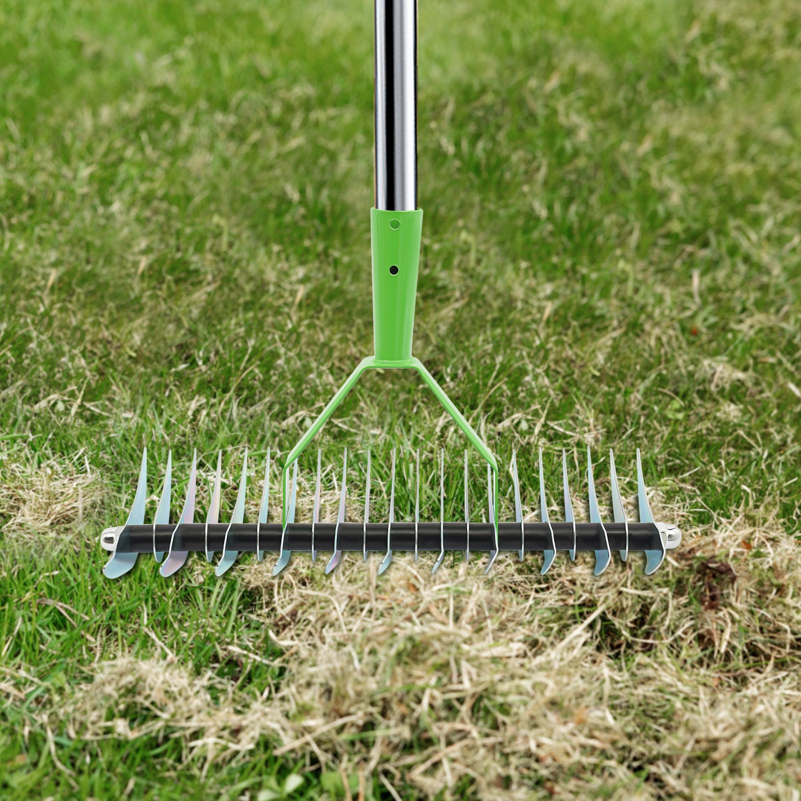Thatch Rake Head Versatile Grass Grooming Rake Head for Cleaning Dead Grass