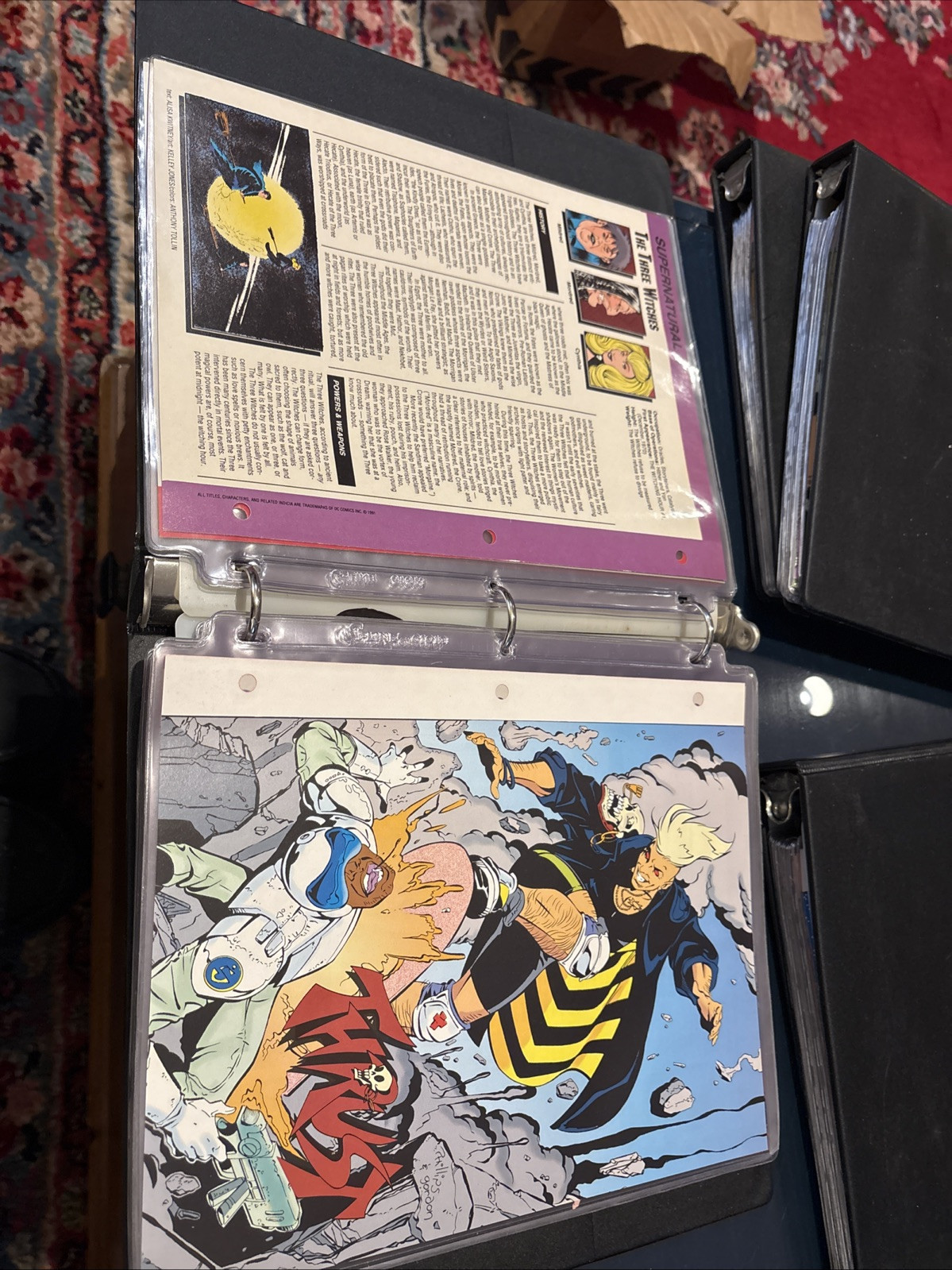 Comic Book Bio Binders