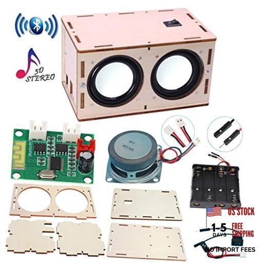 DIY Bluetooth Speaker Box Kit Electronic Sound Amplifier - Build Your Own