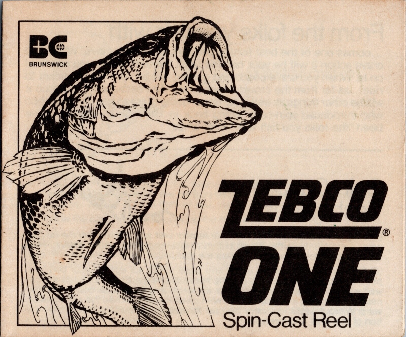 Zebco Omega One Fishing Reel Reel Manual Parts List