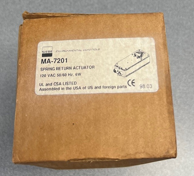 MA-7201 SIEBE, SPRING RETURN ACTUATOR