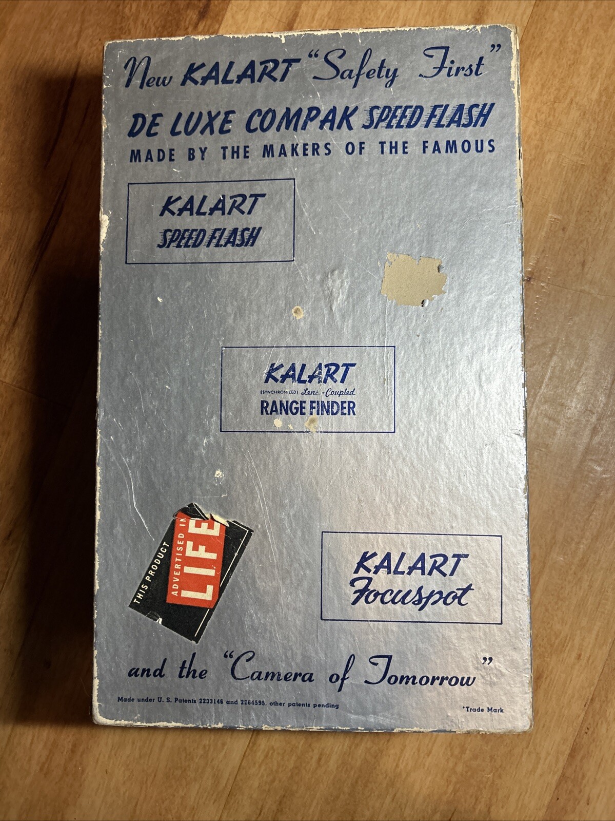 1950s Kalart Speed Flash Safety First De Luxe Compak Original Box Photography