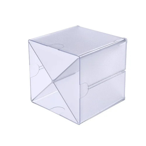 Deflecto 350201Cube with X Dividers Clear