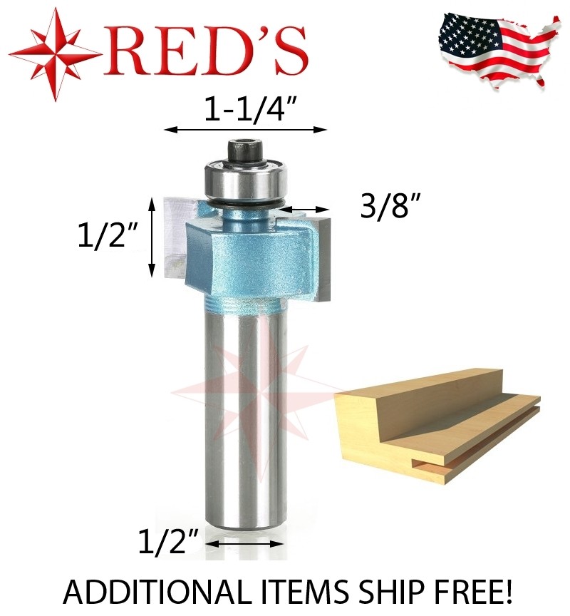 Tideway Carbide IND LC16040808 1/2" Rabbet Slot 1/2" shank router bit