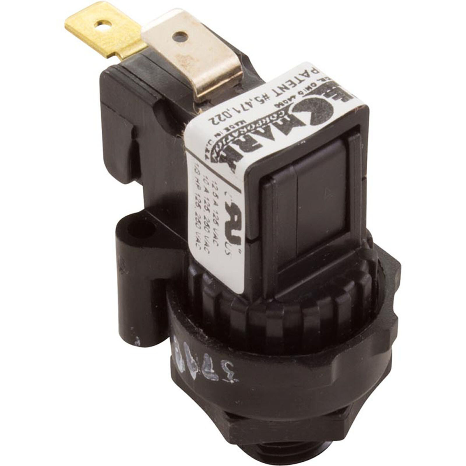 Air Switch, Tecmark, TBS305, SPNO, 10A, Threaded, Latching