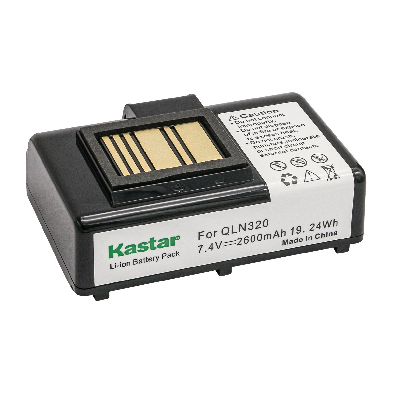 Kastar Battery for Zebra QLN220 QLn220HC QLN320 QLn320HC ZQ520 ZQ620HC Printer