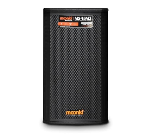 Moonki Sound MS-15MJ Pro Audio DJ Speaker 15" Woofer Class D Amplifier - BLACK