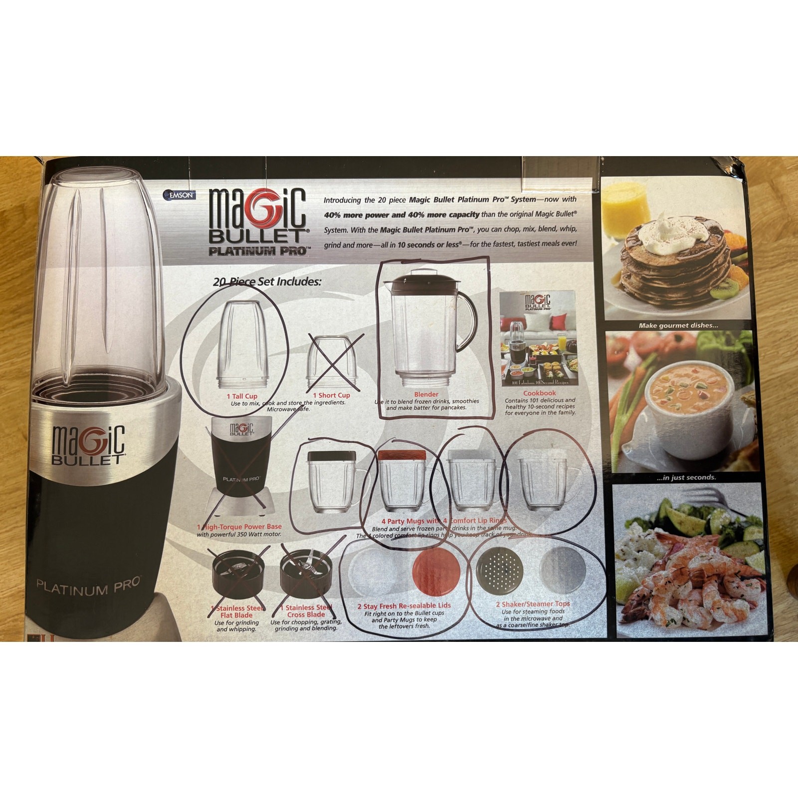 15PC New Pieces for Magic Bullet Platinum (READ DESCRIPTION - base not included)
