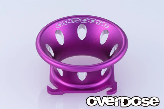SUPER G 30mm Aluminum Air Funnel / Cooling Fan Shroud PURPLE [Overdose] OD3926