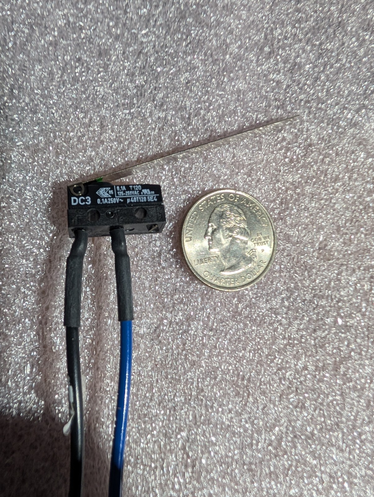 DC3 Micro Lever Switch T120 -With Lever and Harness Microswitch Fast Ship! #S116