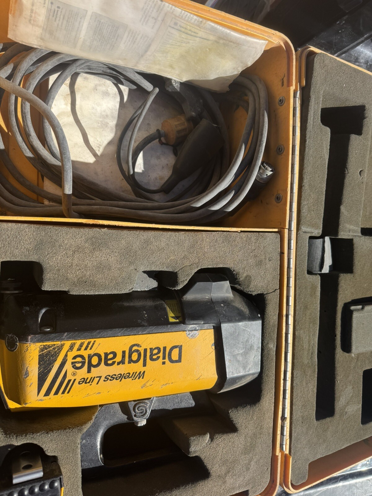 Spectra Dialgrade Pipe Laser L1165 with Case, Cords,