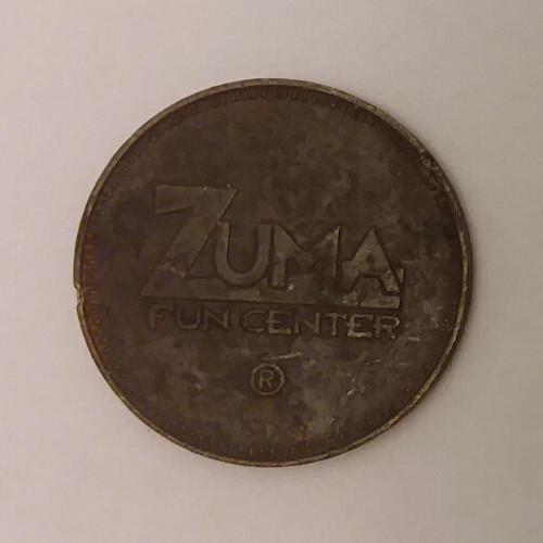 Zuma Arcade Houston, TX Game Token 24mm