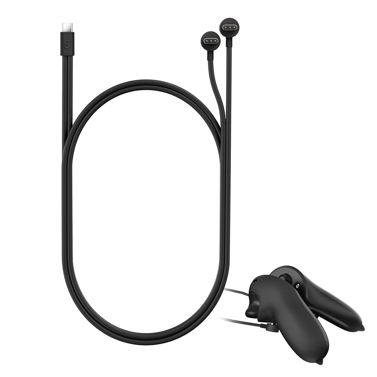 2-in-1 Dual Controller Charging Cable, 100cm, USB-C, VR Controllers