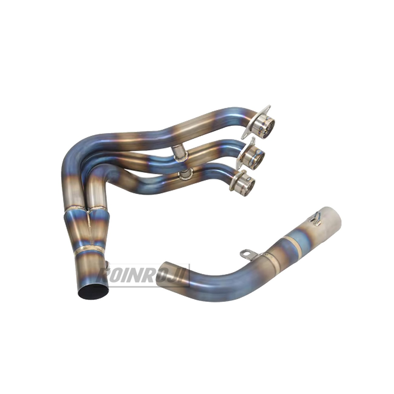 Slip For Triumph Daytona 675R 2006-2008 Exhaust Tips Header Titanium Link Pipe