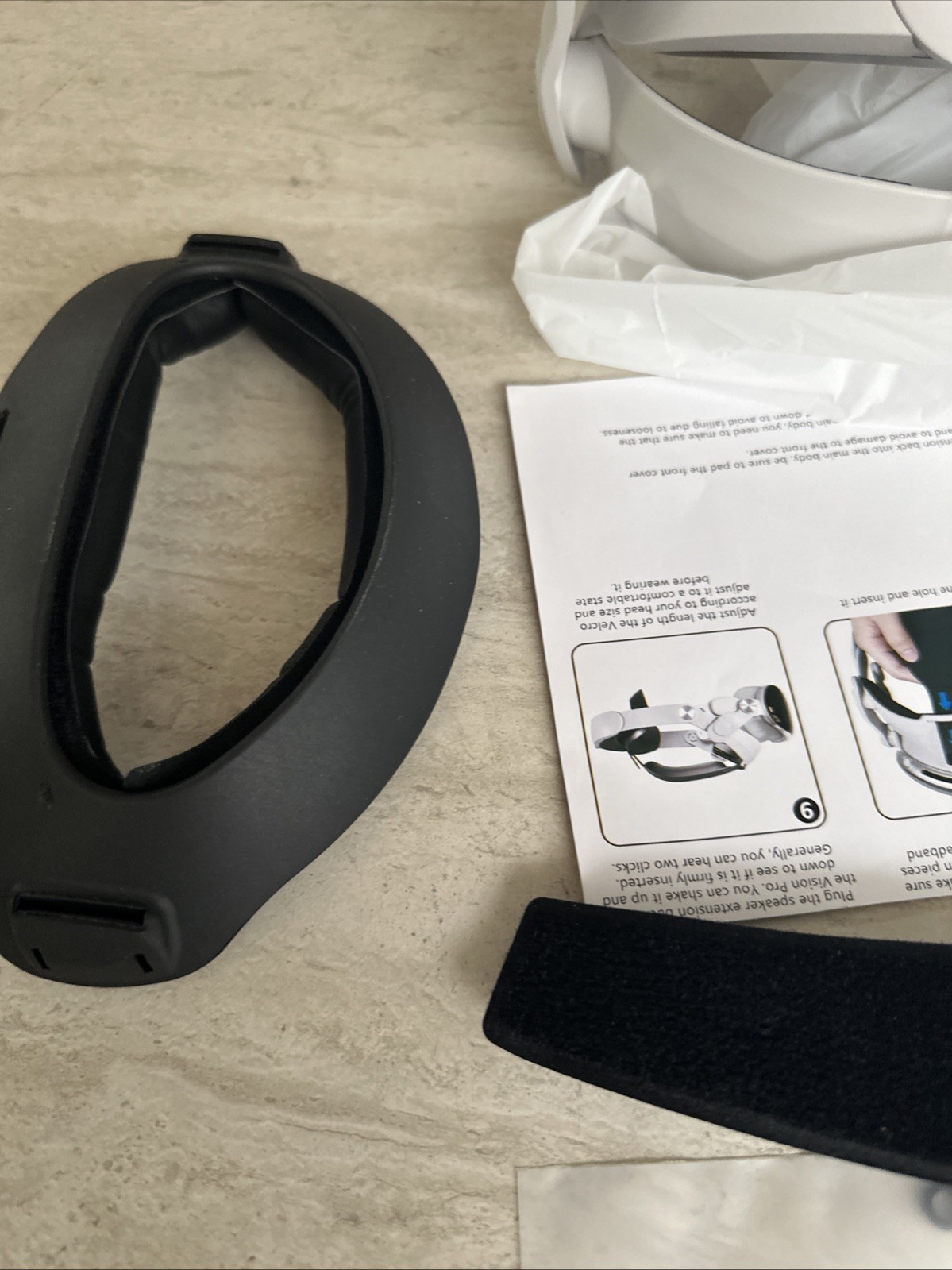 Head Strap Pressure-Reducing for Apple Vision Pro Suitable Different Head Shapes