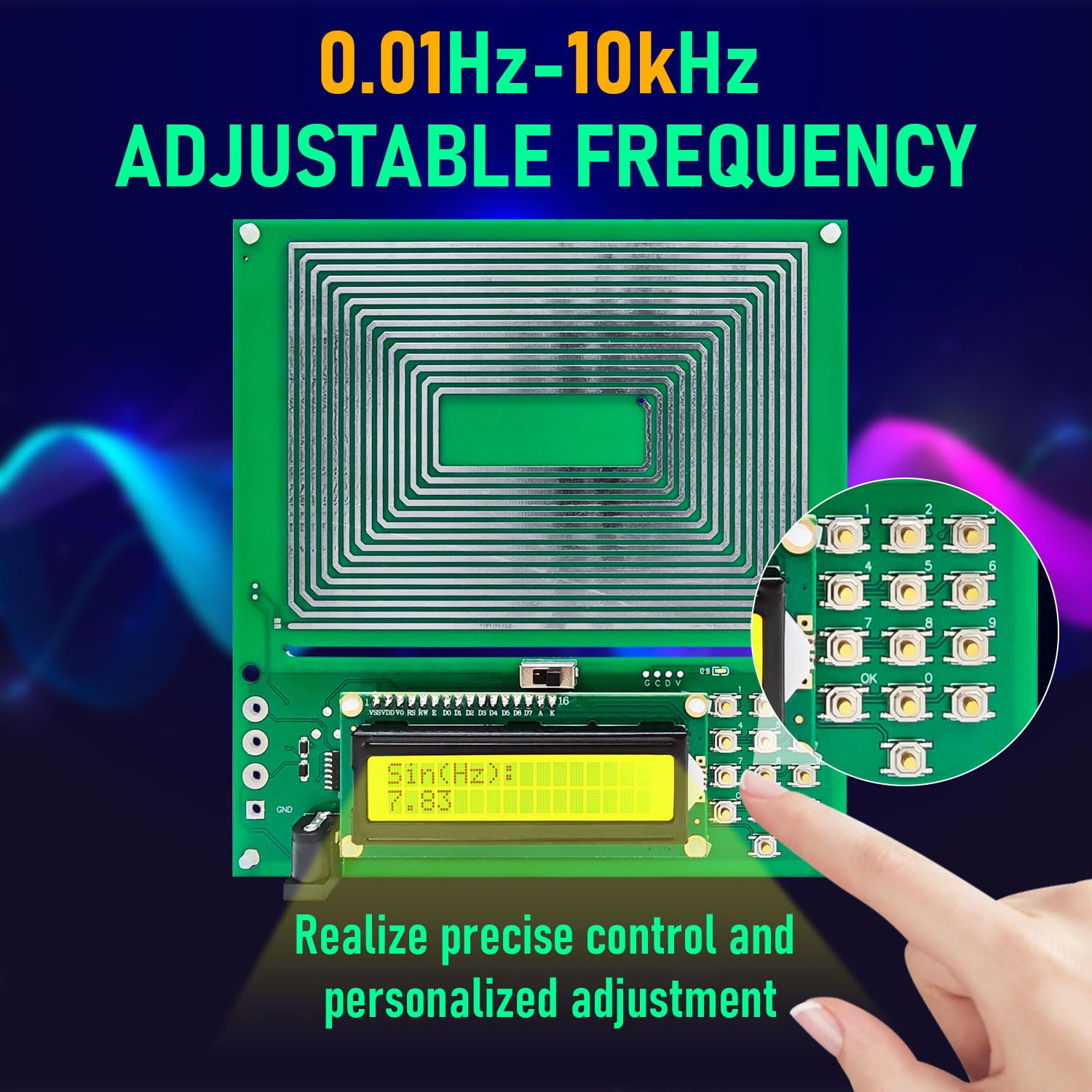 Frequency Generator for Healing, Schumann Wave Resonance Generator, Frequency He