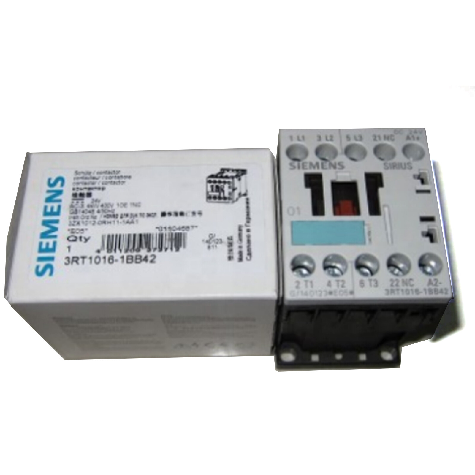 New & Genuine SIEMENS 3RT1016-1BB42 CONTACTOR 3-POLE 24VDC
