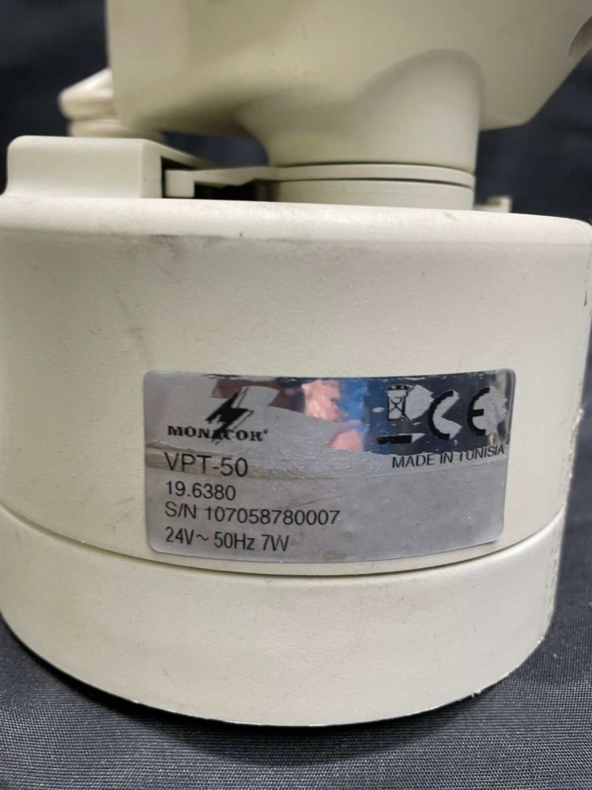 Monacor Pan Tilt Lens Control with Pan Head