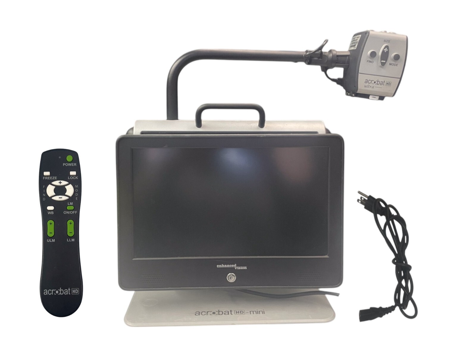 Enhanced Vision ACUE13A Acrobat HD Mini Ultra Portable Magnifier w/ Case *READ*