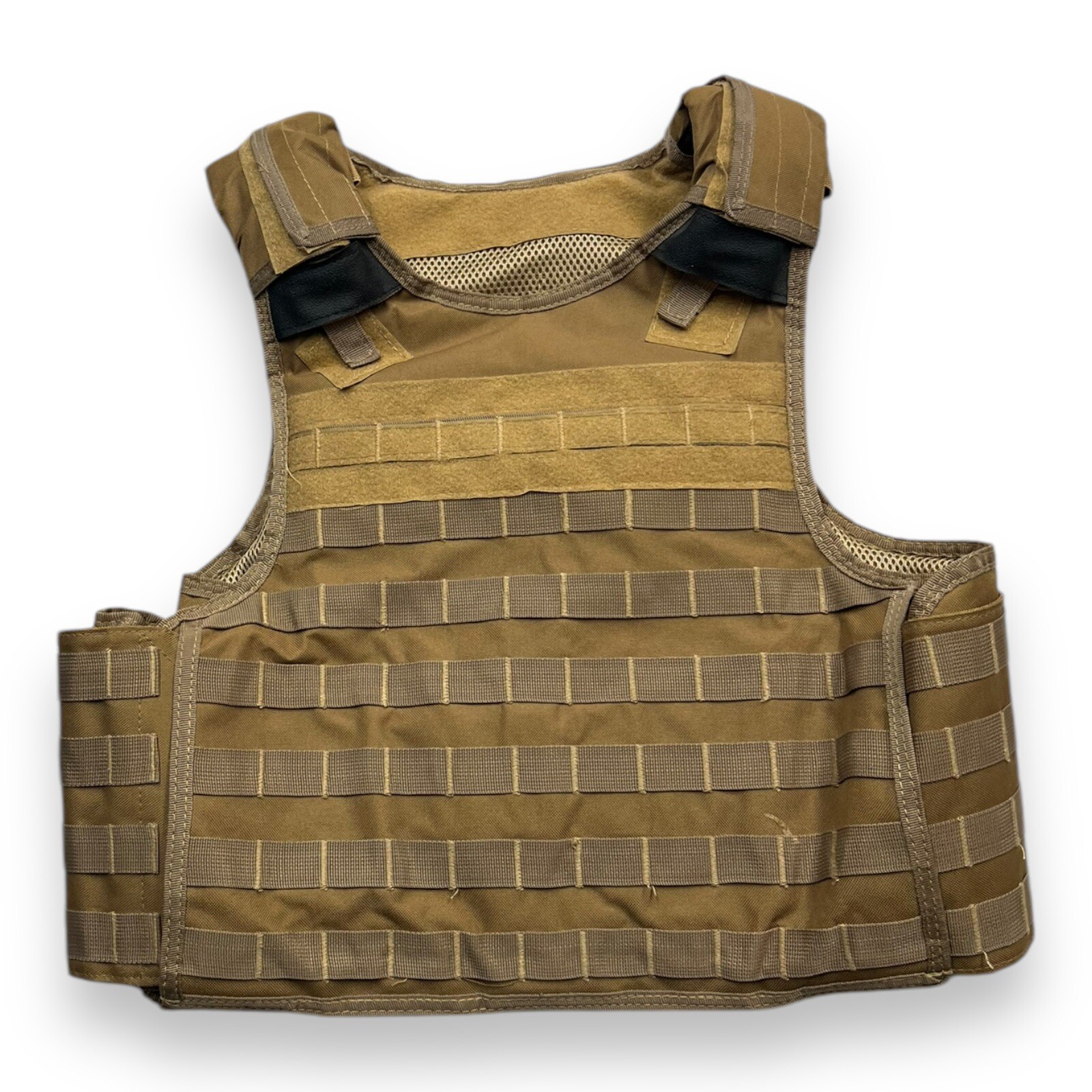 Used Condition 1 Tactical Gear Plate Carrier Vest Tan Rare Quick Release