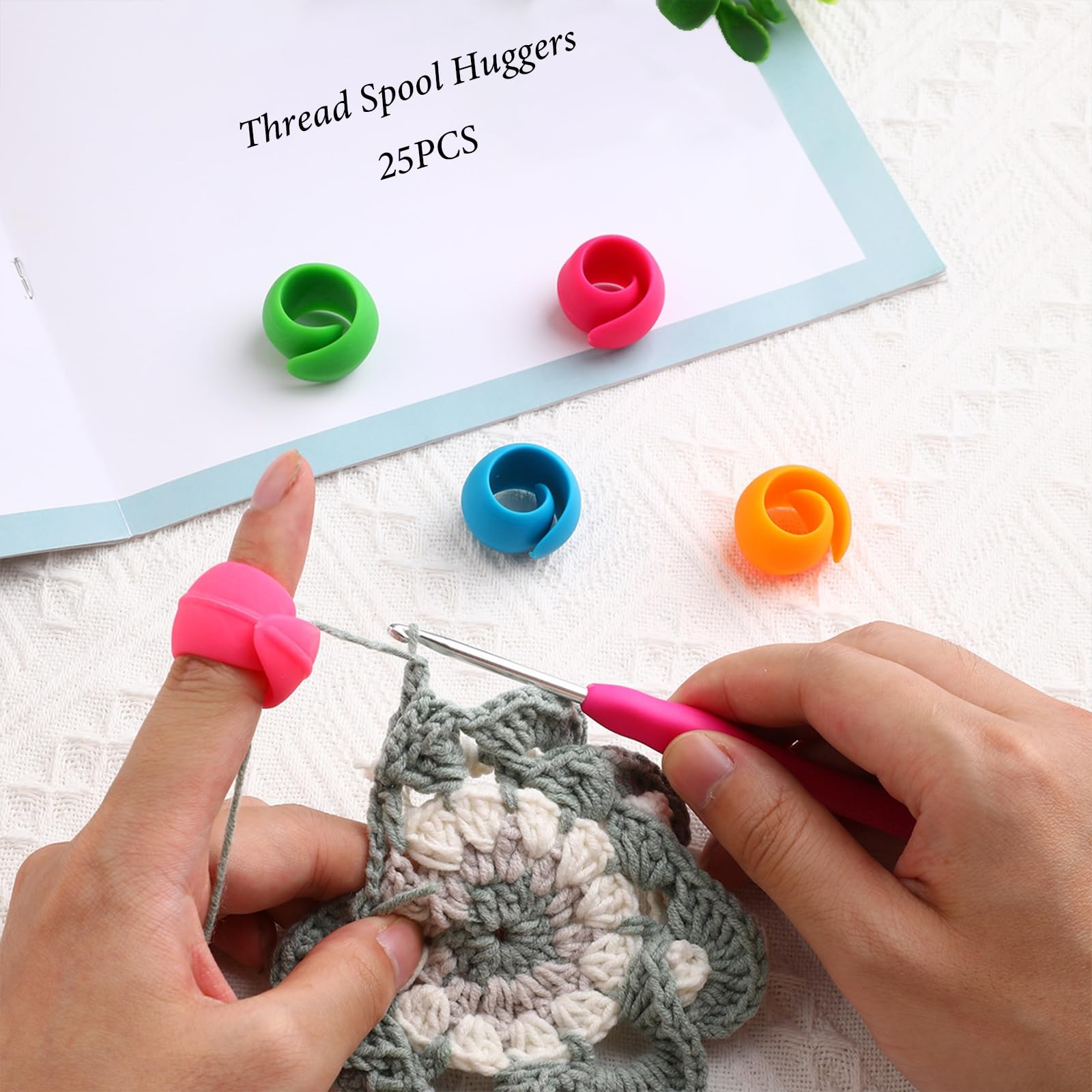 25pcs Sewing Accessories Upgraded Thread Holder Spool Huggers for Various