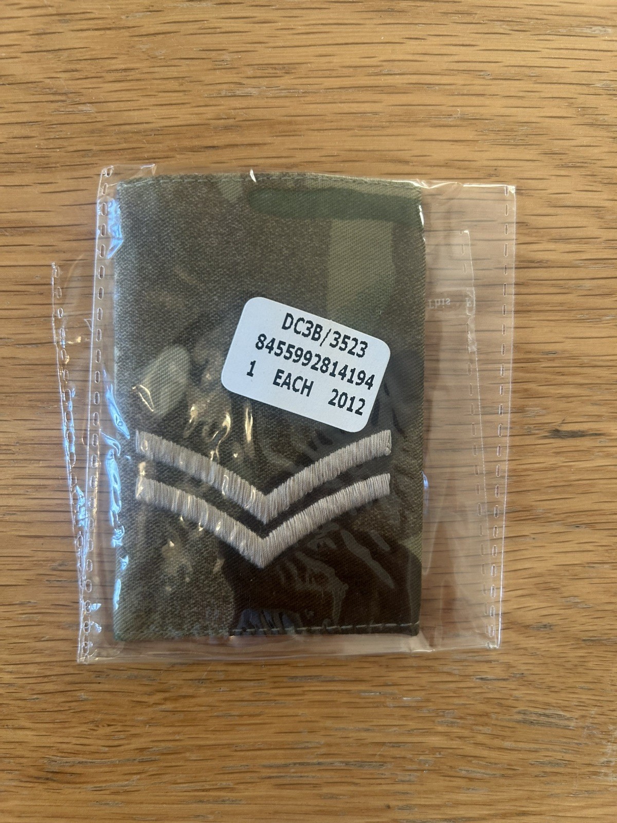 British Army MTP Corporal Rank Slide New (Single) Surplus