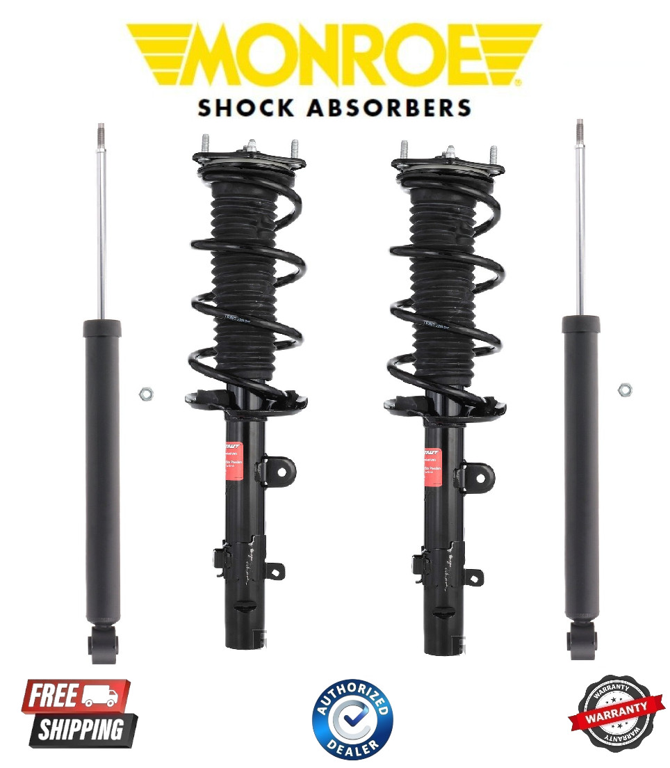 Complete Kit Monroe Front Coil Spring & Rear Shock Assembly For 17-22 Honda CR-V