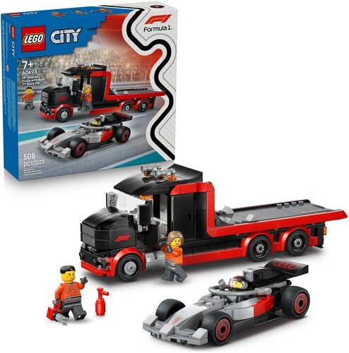 LEGO® City F1® Display Truck with Audi F1® Race Car 60493 [New Toy] Brick