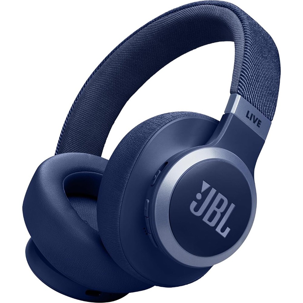 JBL Live 770NC - Wireless Over-Ear Headphones, Blue - Open Box