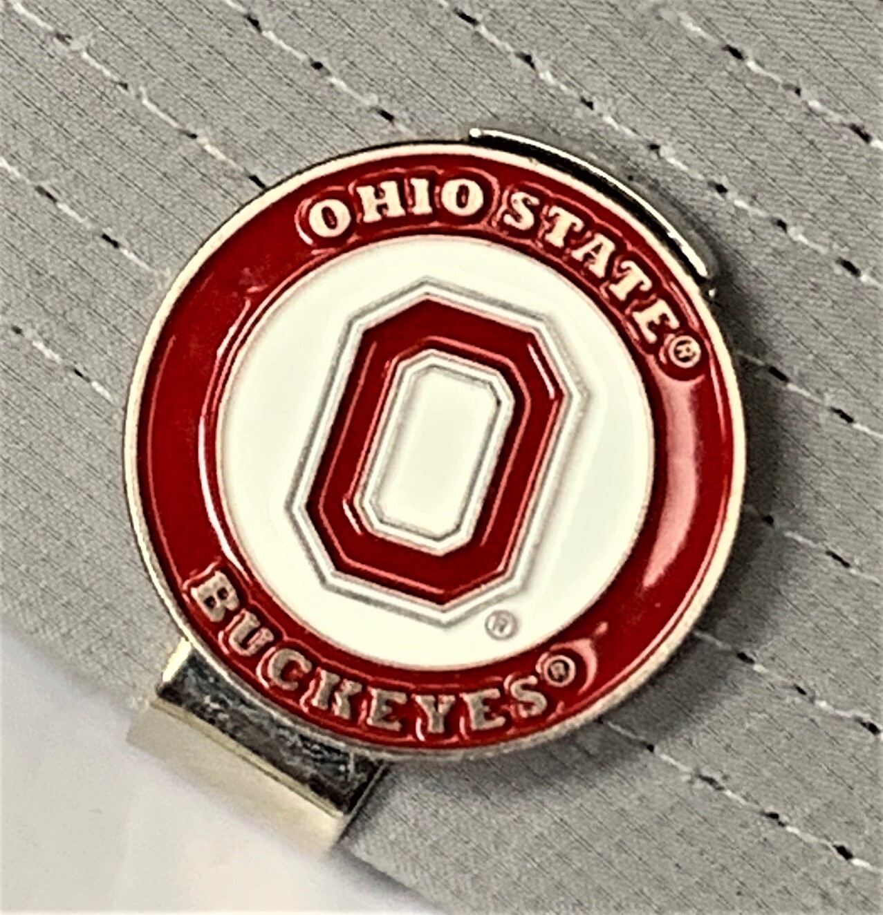 New Ohio State Buckeyes Golf Ball Marker with Magnetic Hat Clip