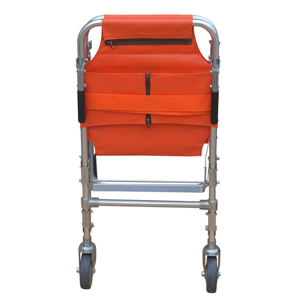 EMS staircase chair two -wheeled orange without brakes