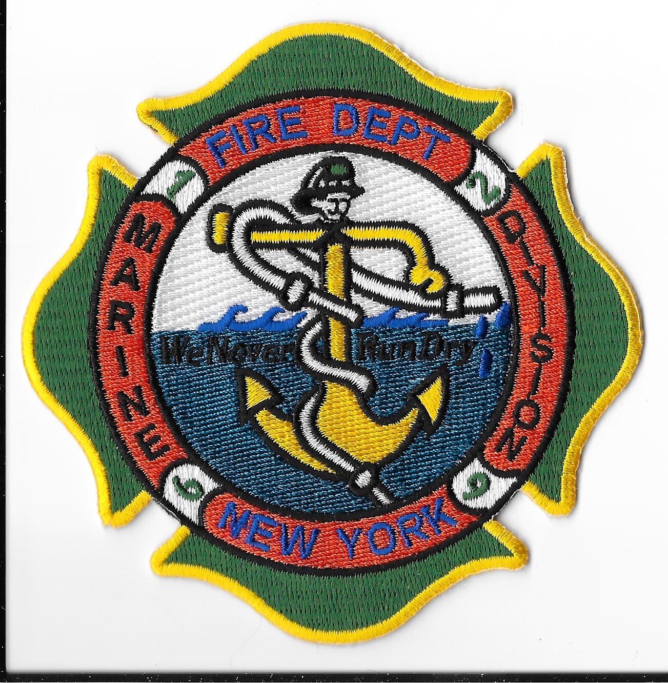 New York Fire Department (FDNY) Marine Division Patch V1