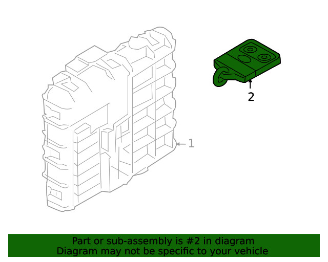 Genuine Ford Keyless Entry Transmitter 8L3Z-15K601-B