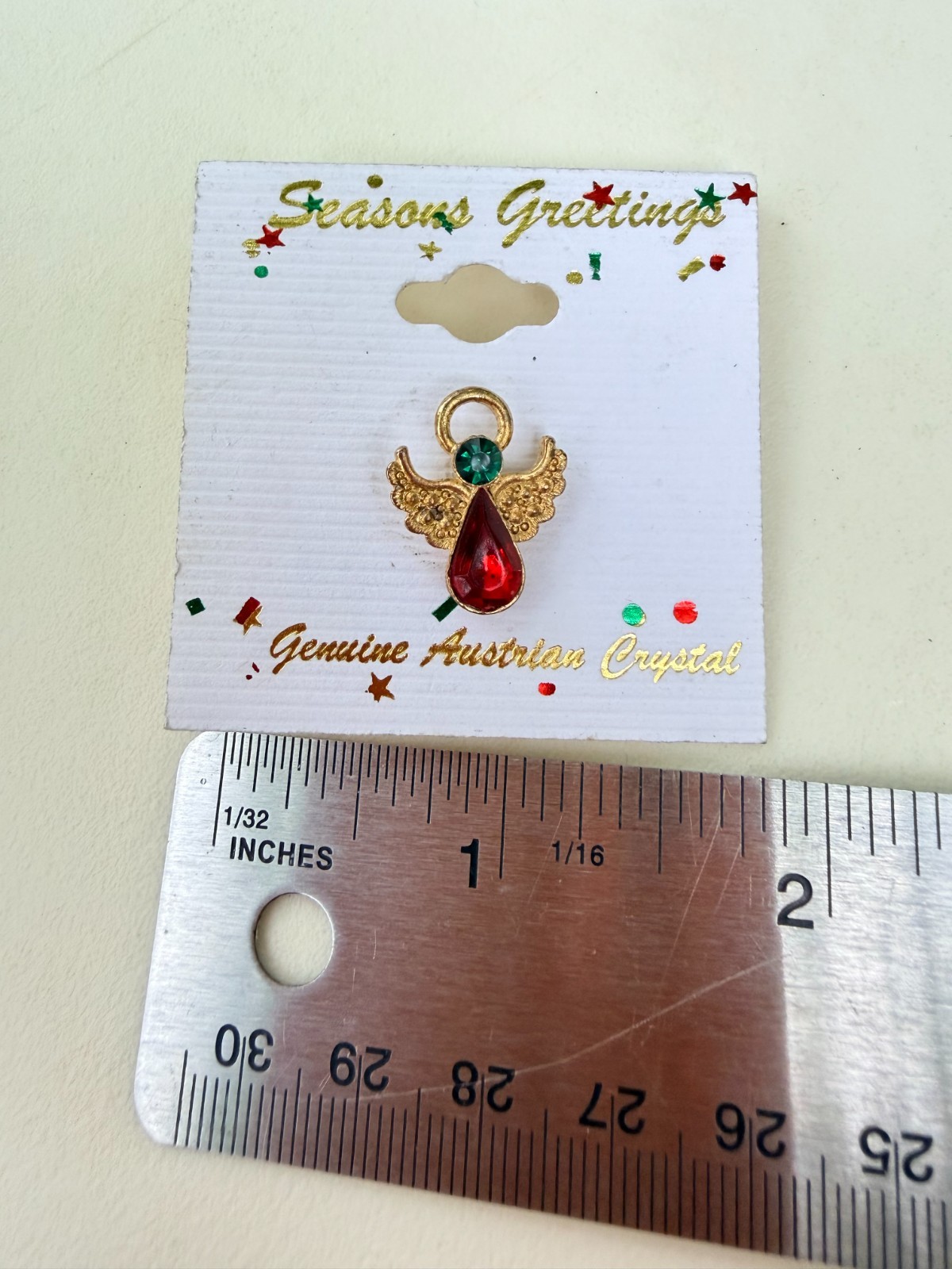 Beautiful Holiday Angel Brooch