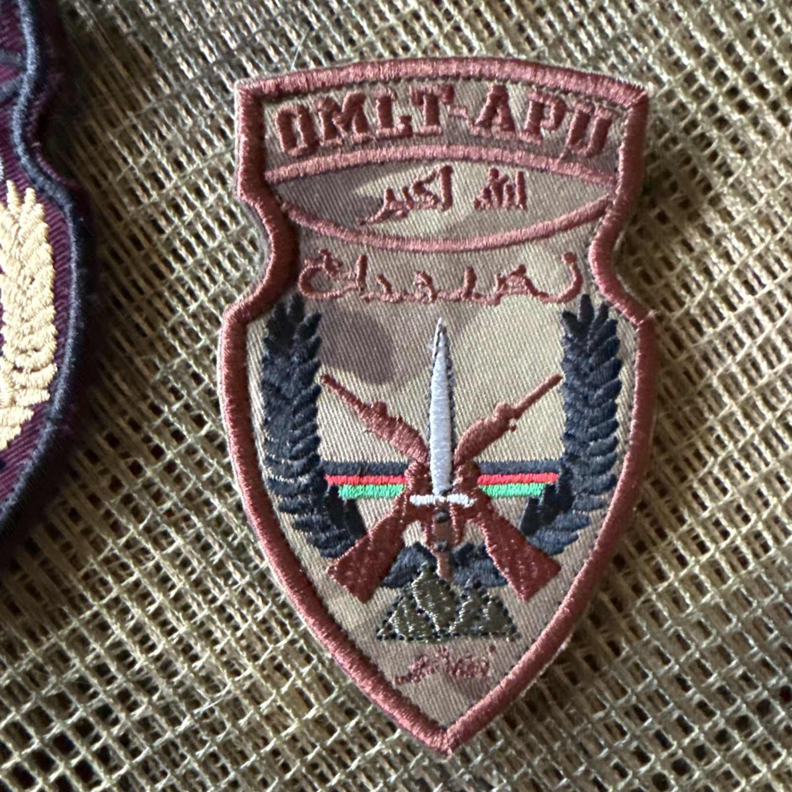 NATO US French OMLT Team PATCH -Afgan War Issue ISAF -4 Patch Set!!!