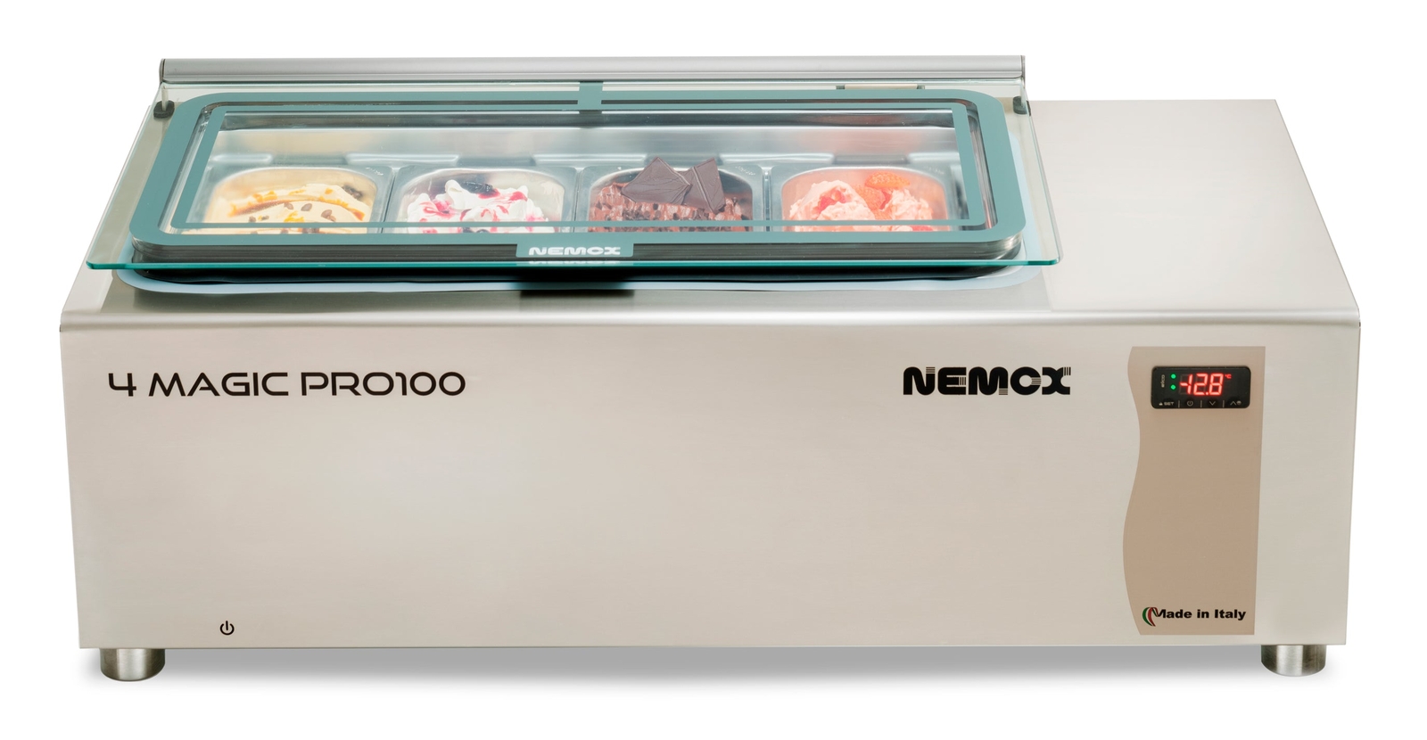 NEMOX Gelato MAGIC PRO 100 - Gelato/Ice cream display and dipping cabinet - MADE