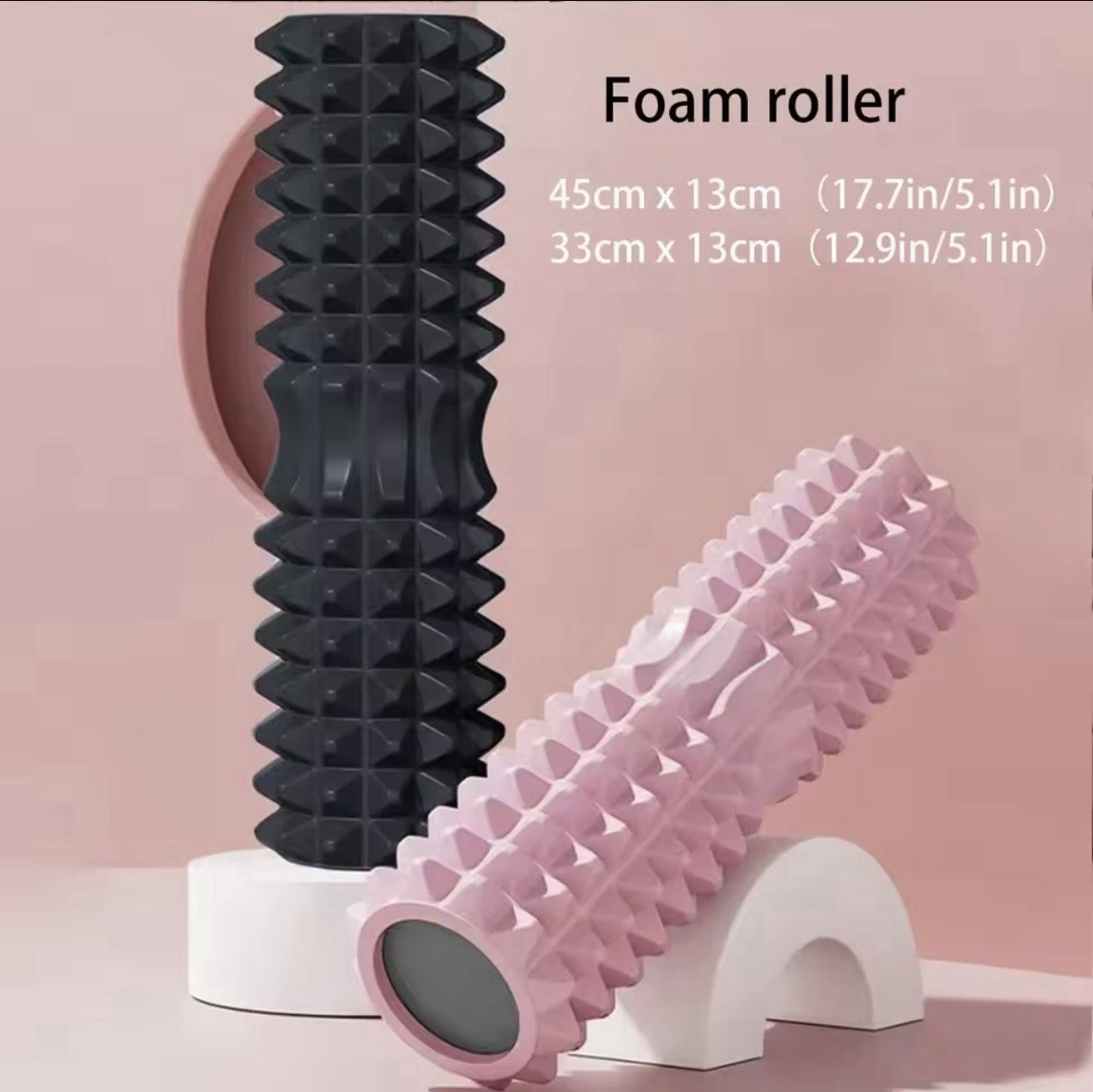 Foam Roller Muscle Massage Deep Tissue Relief Yoga Pilates Fitness Recovery