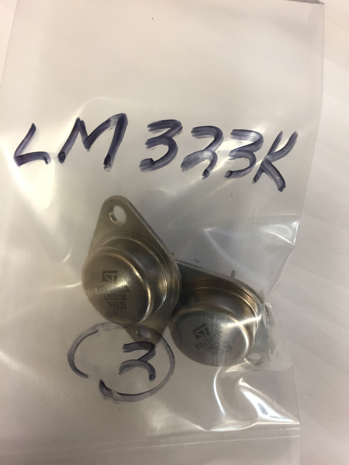 LM323K 	 IC REG LINEAR 5V 3A TO3 SAME AS NTE 931 2 PCS
