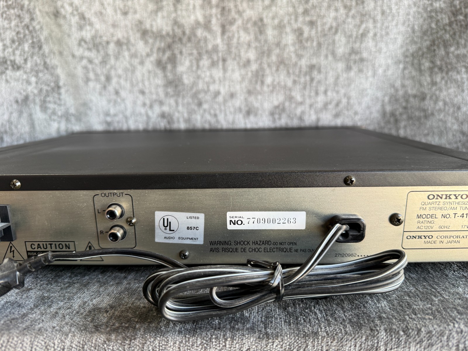 Onkyo Integra Tuner T4150 *TESTED & WORKS*