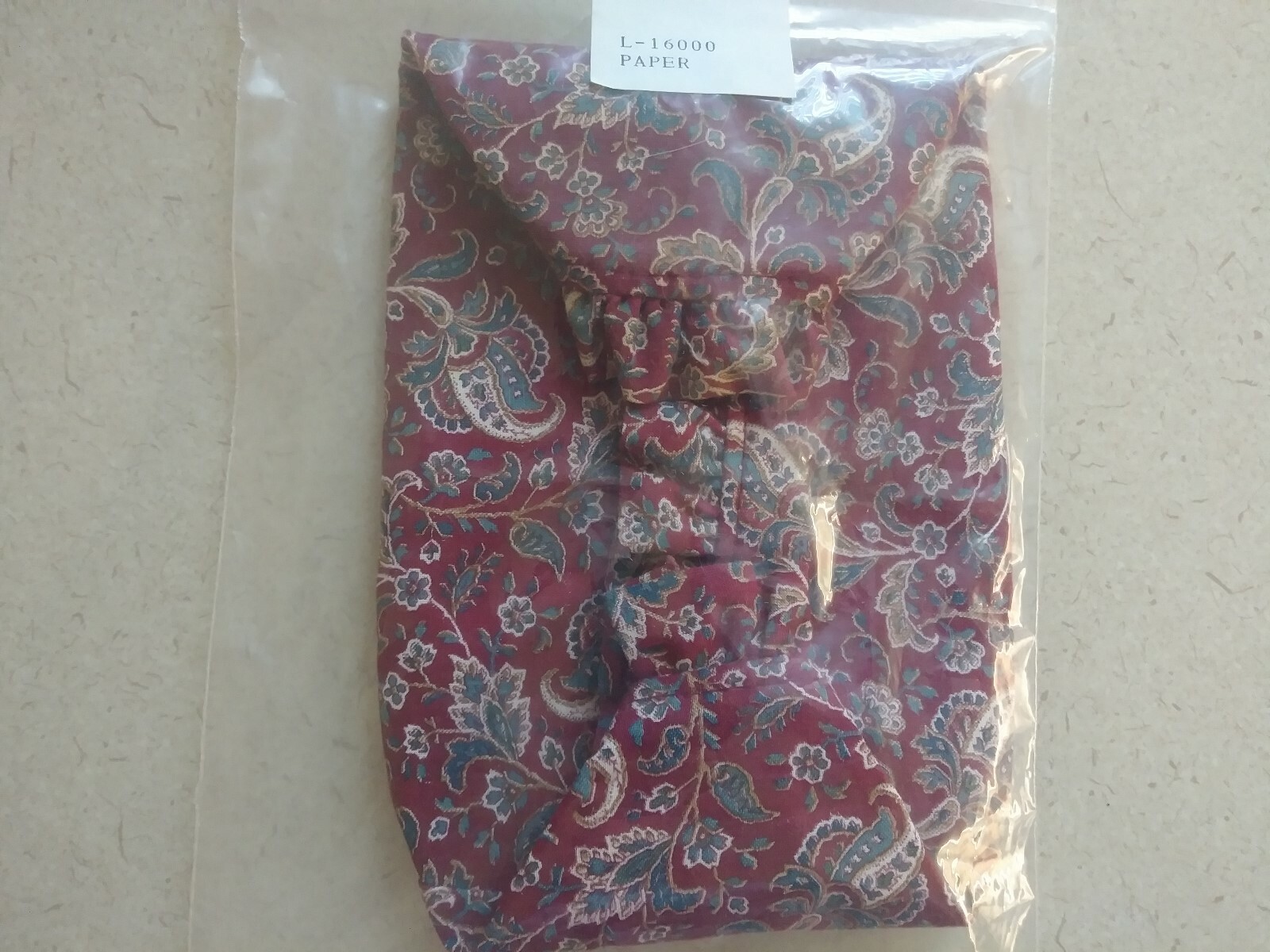 Longaberger Fabric liner for your Paper Basket in Father's Day paisley pattern