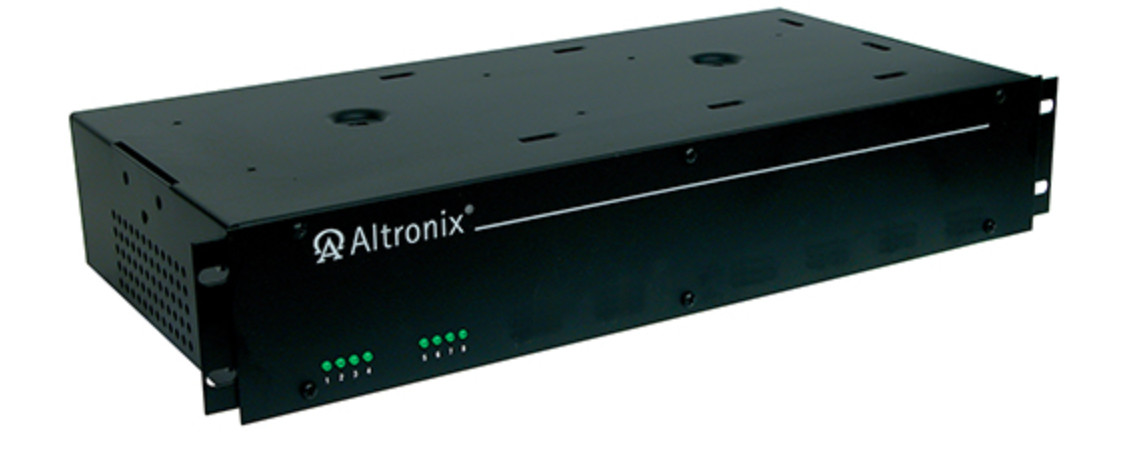 Altronix R248ULCB CCTV Rack Power Supply Eight 8-Fused PTC 24V @3.5A 28V @3A AC