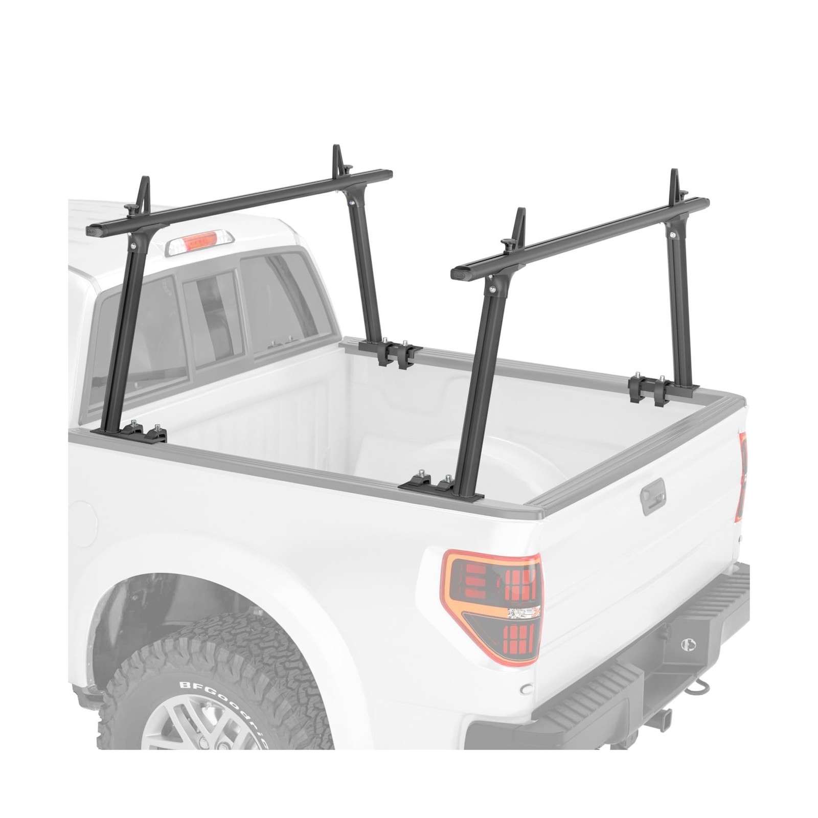 AA-Racks Model APX25-Lite Extendable Aluminum Truck Ladder Rack Adjustable Pi...
