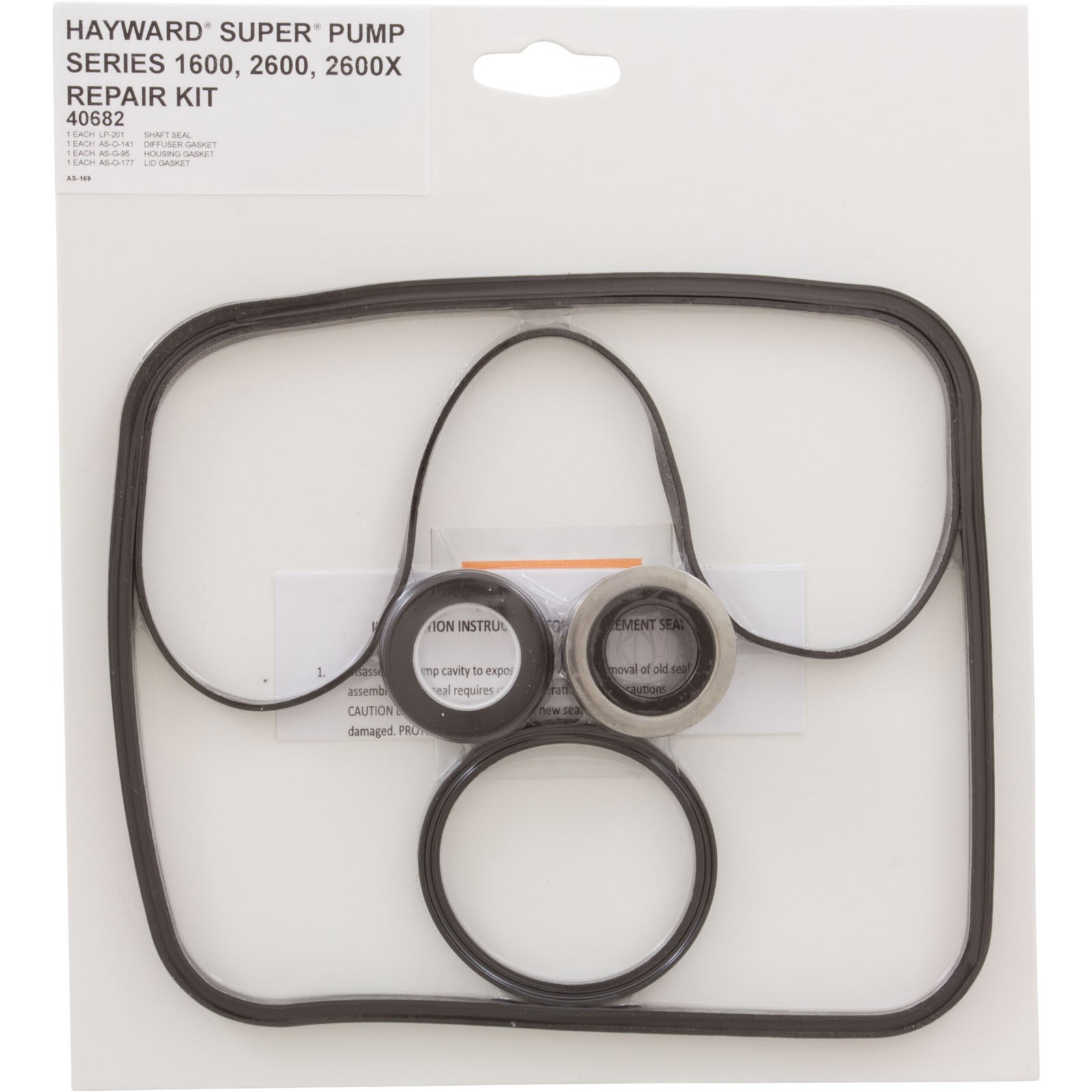 Pump O-Ring Kit, Generic, Super Pump, w/Seal :