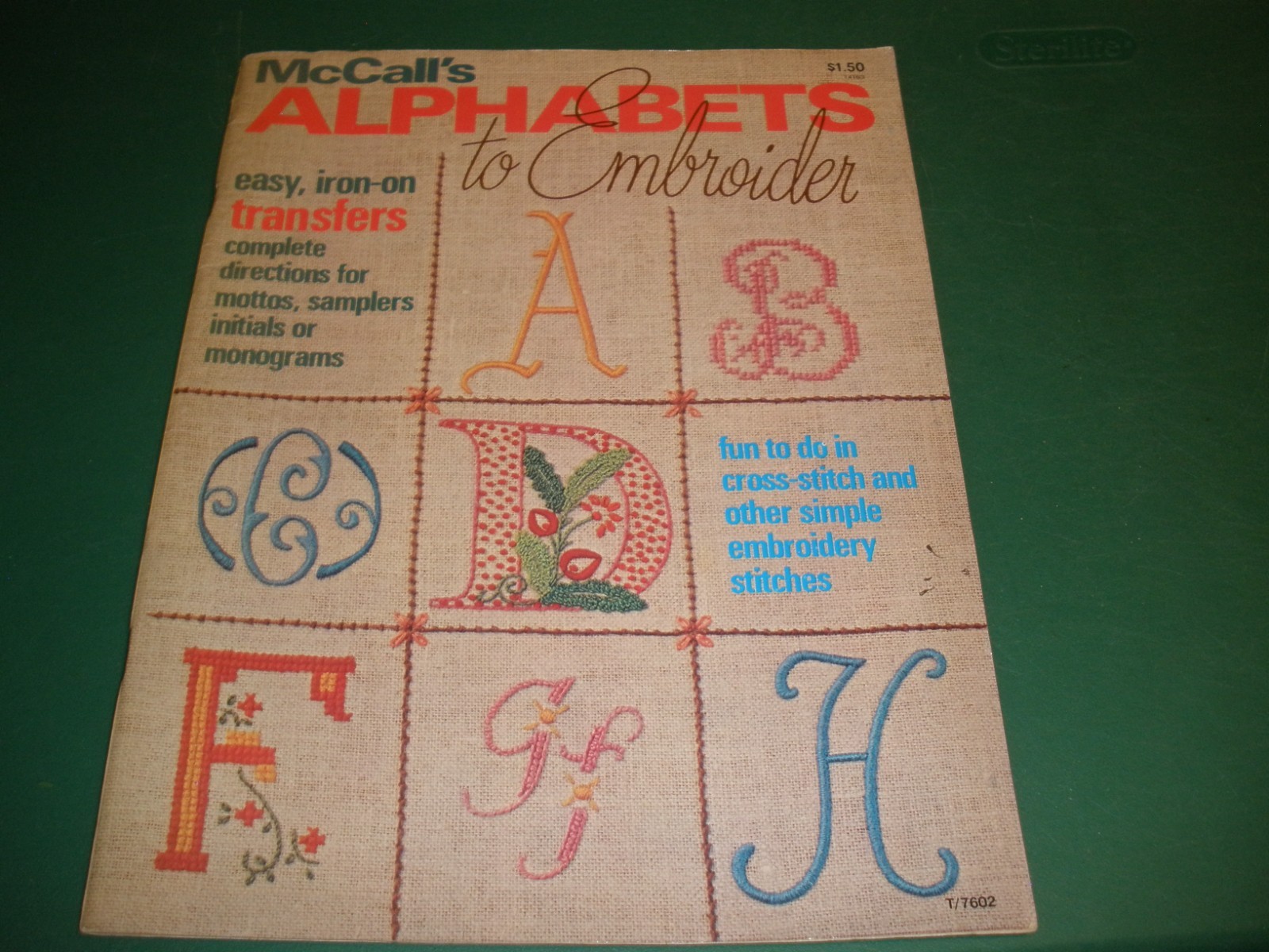 McCall's Alphabets to Embroider