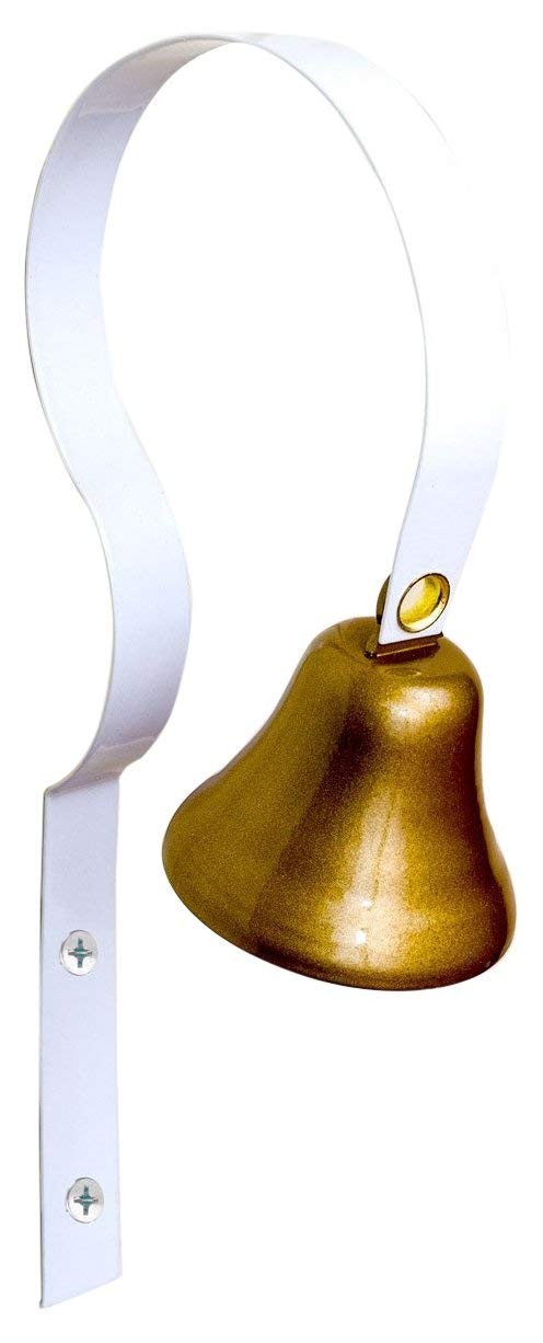 GoGo Bell Dog Doorbell for Housebreaking/Housetraining Door Bell/Potty White