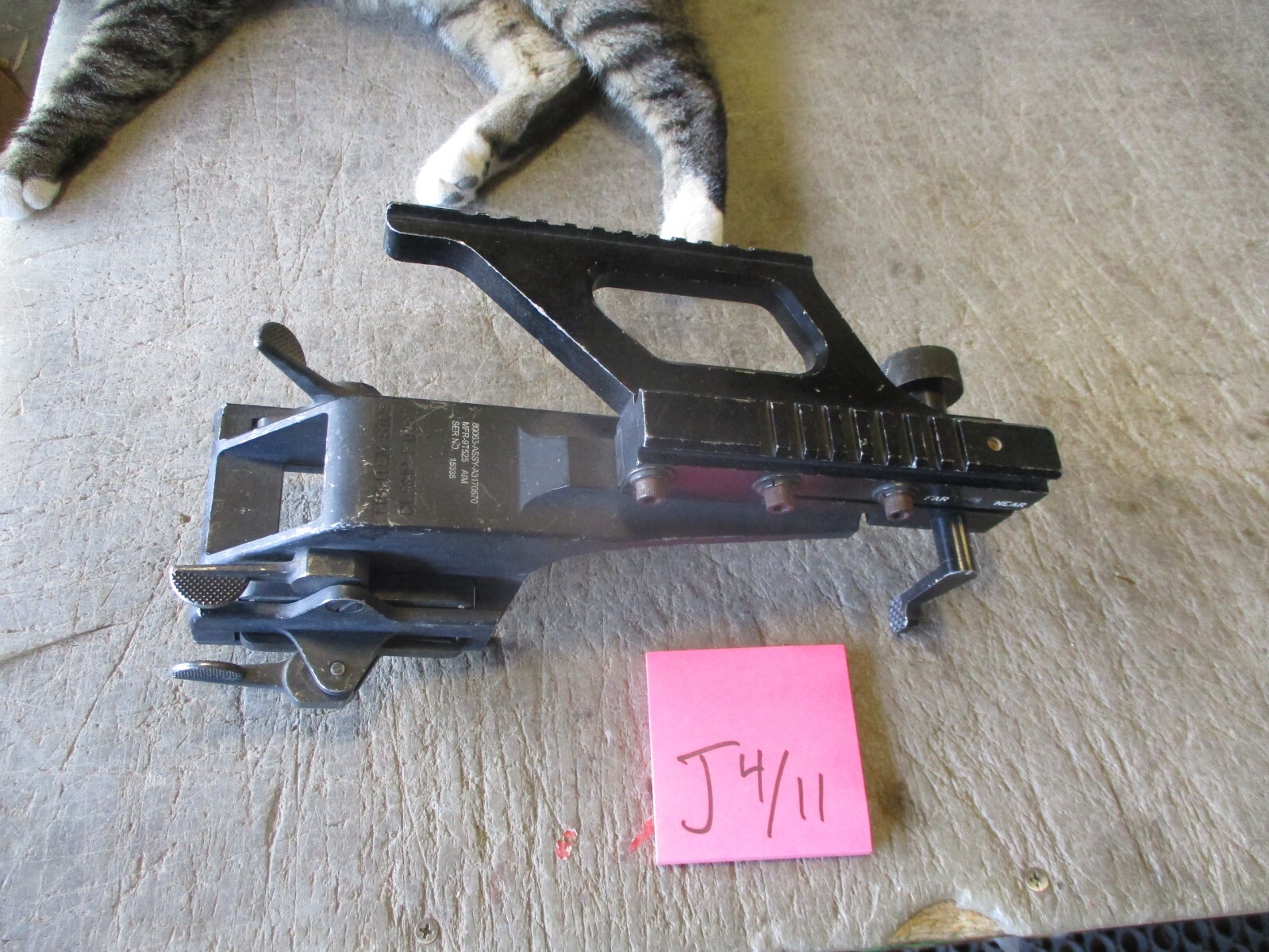 Used 50bmg Scope Mount w/Picatinny Rails
