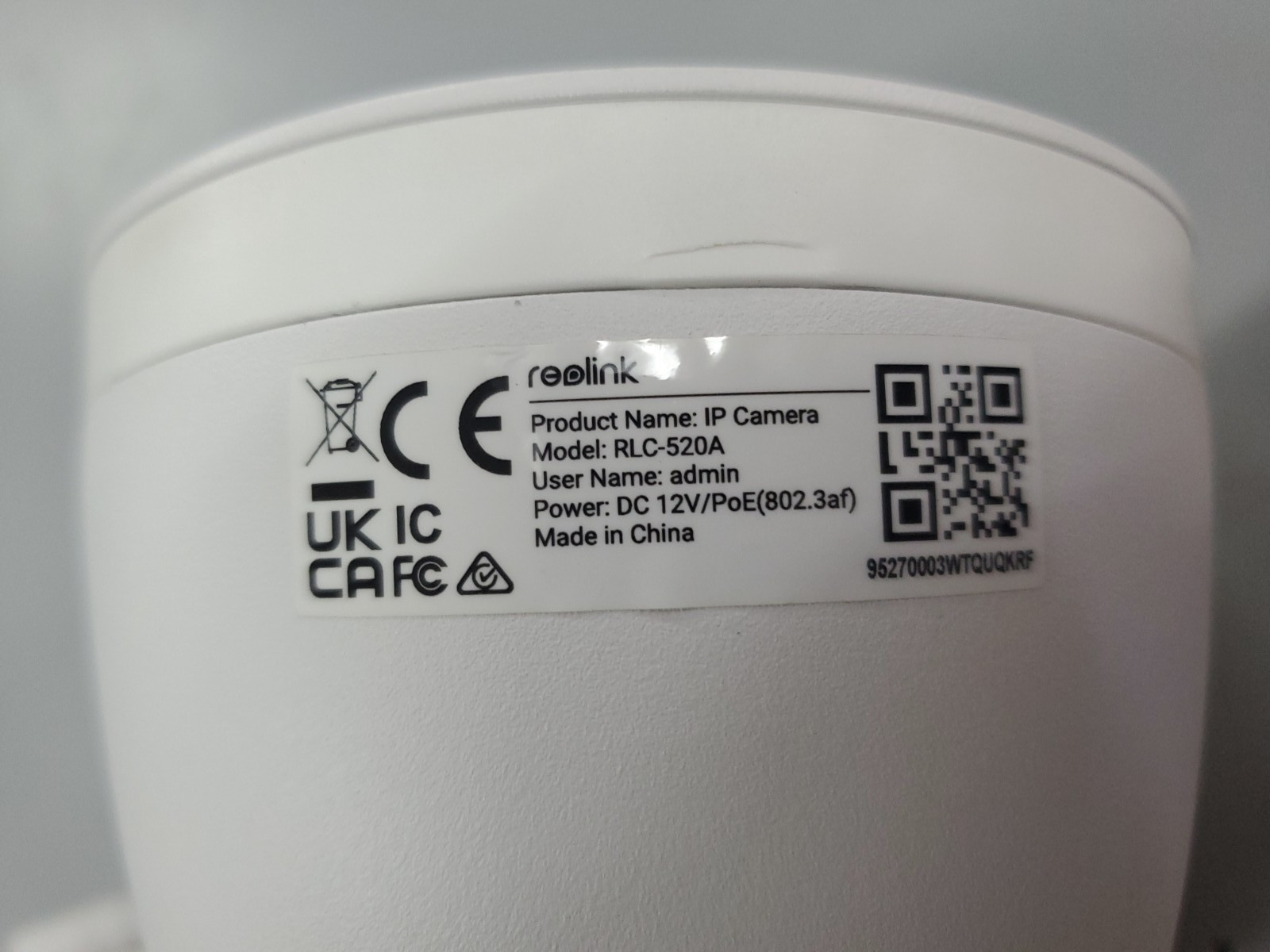 Reolink RLC-520A 5MP PoE IP Security Camera IP66