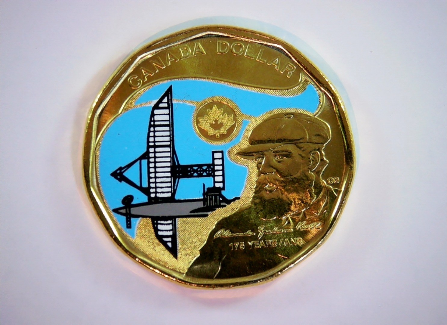 Canada 2022 $1 Canada $1 (Loonie) - Alexander Graham Bell commemorative (175 Yea