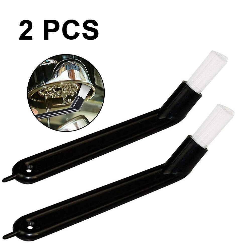 2PCS Coffee Machine Cleaning Brush Coffee Grime Cleaning Brush Cleaner Tools