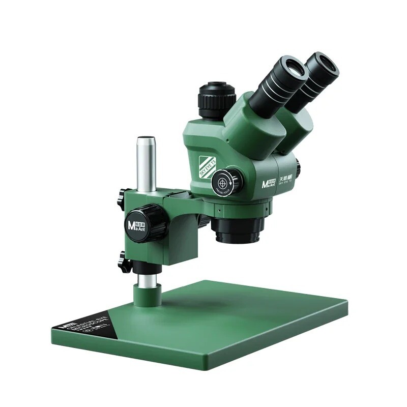 Industrial Grade Electronic Component Measuring Eyepiece Trinocular Microscope
